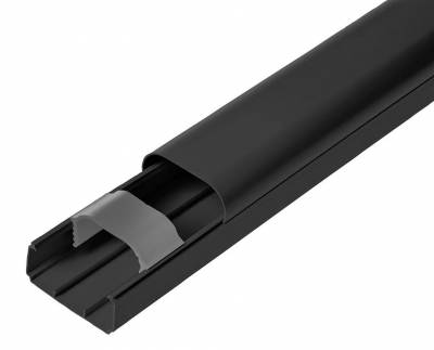 Кабель-канал РКК-74x55 Рувинил Арктика 74х55х2000мм (Черный, шт)